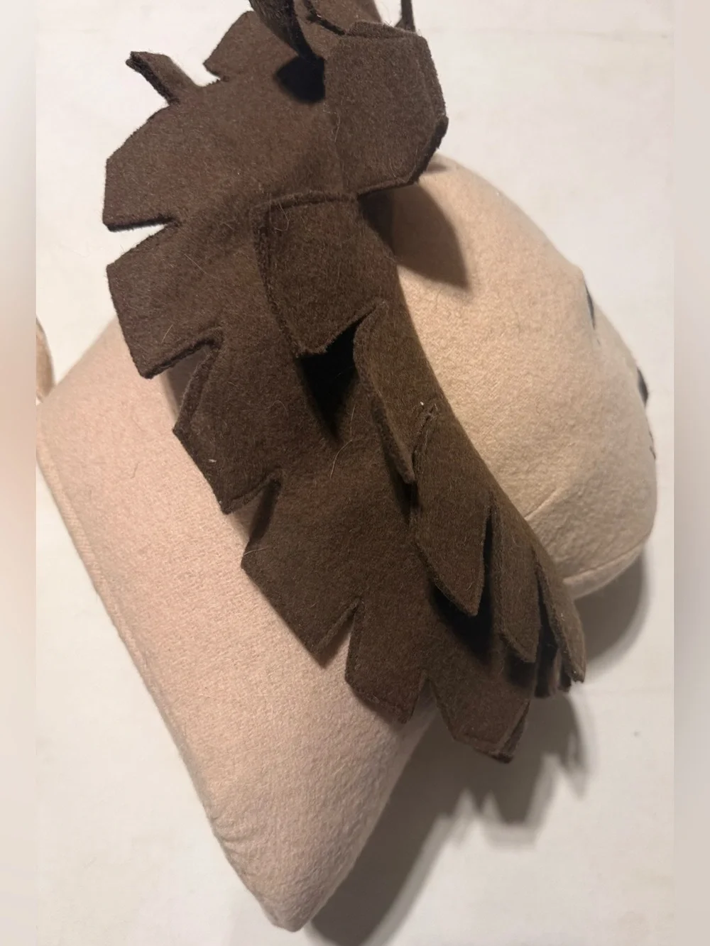 Target Pillowfort Plush Lion Wall Head 16” in Beige, Brown & Orange